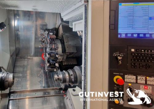 4-Axis CNC Lathe with Robotic Arm