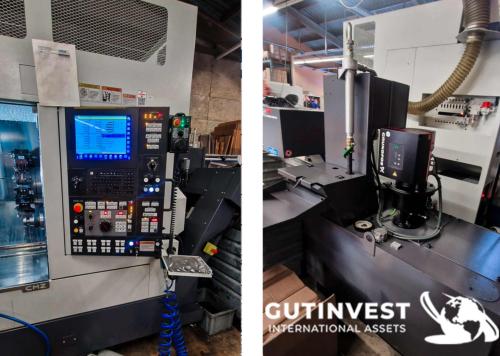 4-Axis CNC Lathe with Robotic Arm