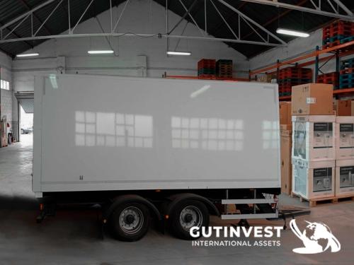 Remolque caja cerrada - 2 ejes