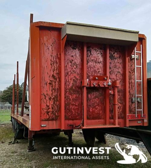 Semirremolque plataforma de 3 ejes