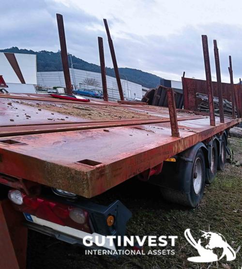 Semirremolque plataforma de 3 ejes