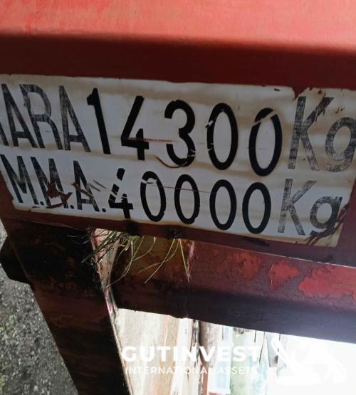 Semirremolque plataforma de 3 ejes