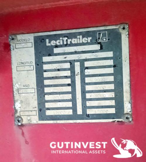 Semirremolque plataforma de 3 ejes