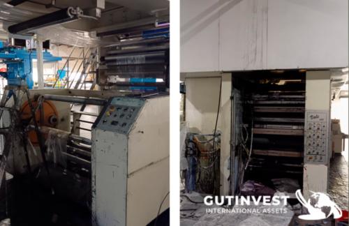 Impresora flexográfica de 8 colores