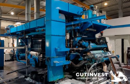 Máquina de impresión flexográfica de 6 colores