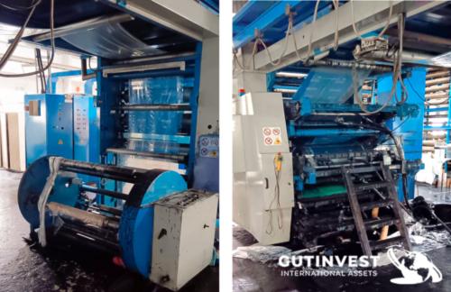 Máquina de impresión flexográfica de 6 colores