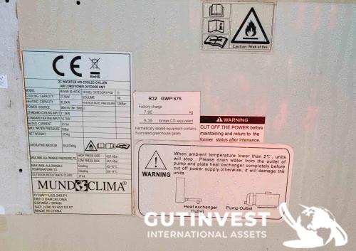 Enfriadora de agua - chiller industrial