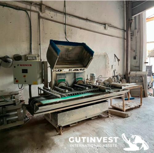 Máquina de corte multidisco para porcelánico 