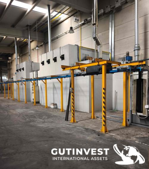 Cabina de pintura en polvo