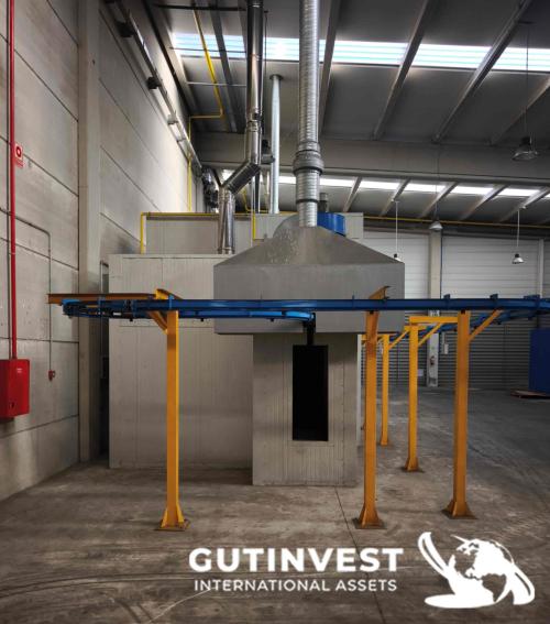 Cabina de pintura en polvo