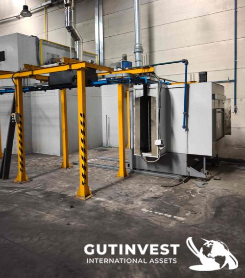 Cabina de pintura en polvo