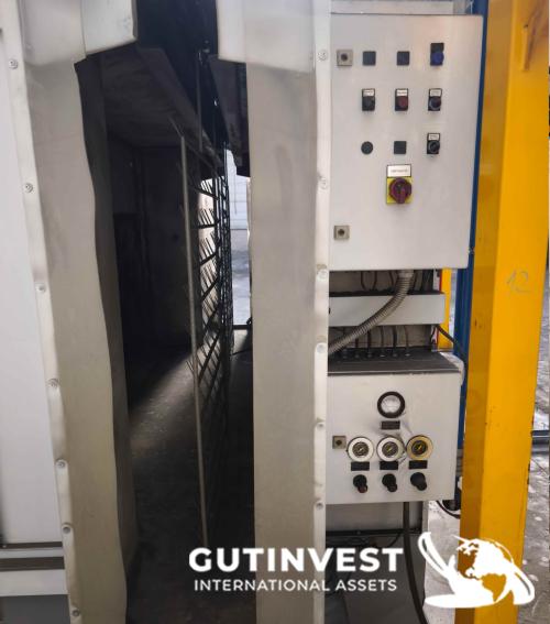 Cabina de pintura en polvo