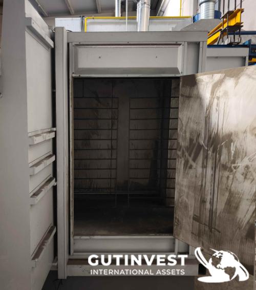 Cabina de pintura en polvo