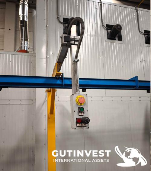 Cabina de pintura en polvo