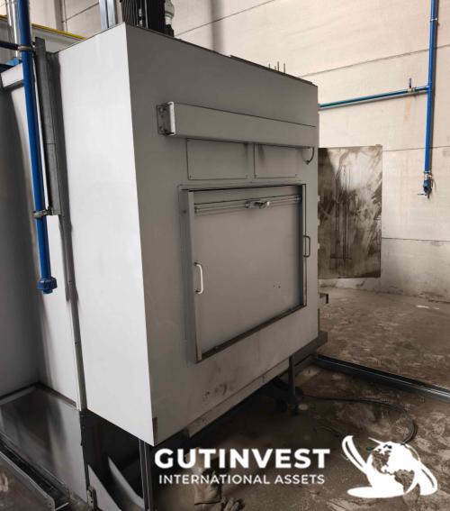 Cabina de pintura en polvo