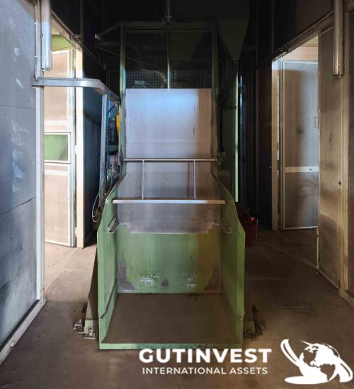 Cabina de granallado con aspiración