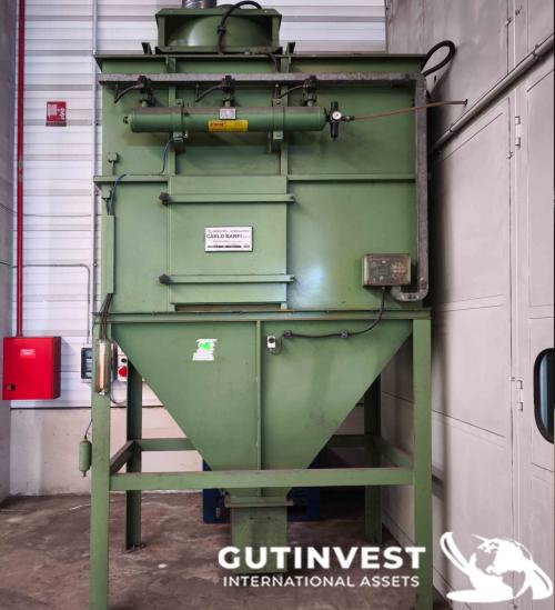 Cabina de granallado con aspiración