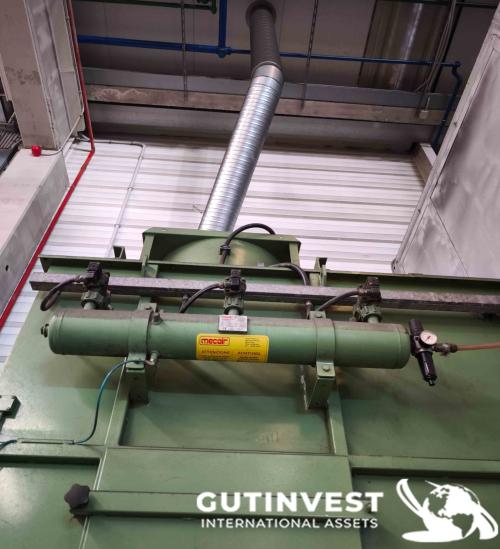 Cabina de granallado con aspiración