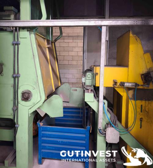 Cabina de granallado con aspiración