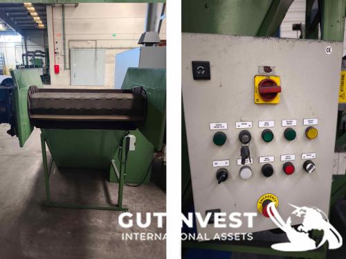 Linea con horno de templado y lavado de piezas