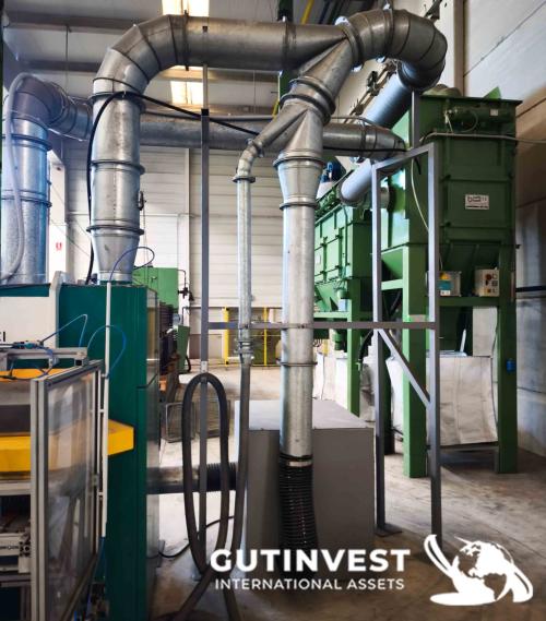 Máquina lijadora con aspiración