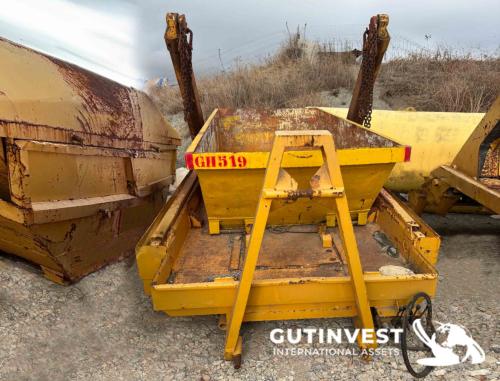 Portacontenedores para contenedores trapezoidales de 4,2m3