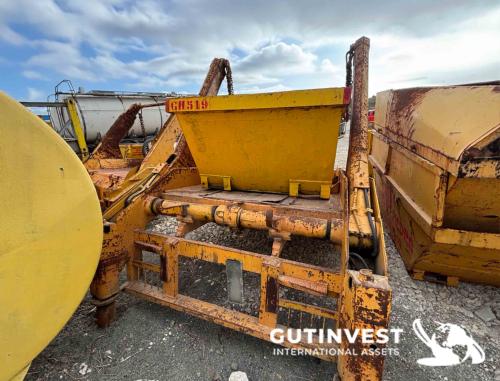 Portacontenedores para contenedores trapezoidales de 4,2m3