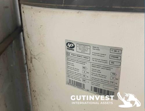 Diesel boiler with burner and water storage tank