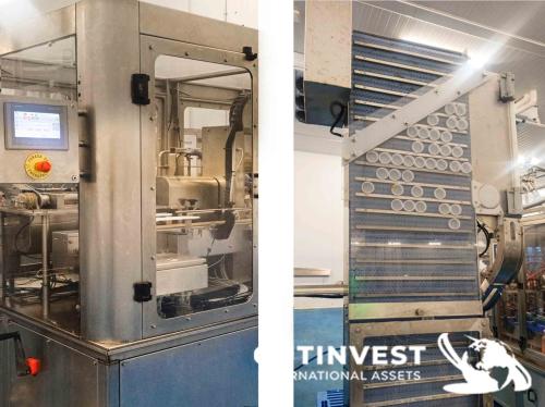 Maquina llenadora y taponadora automática para gazpacho y s