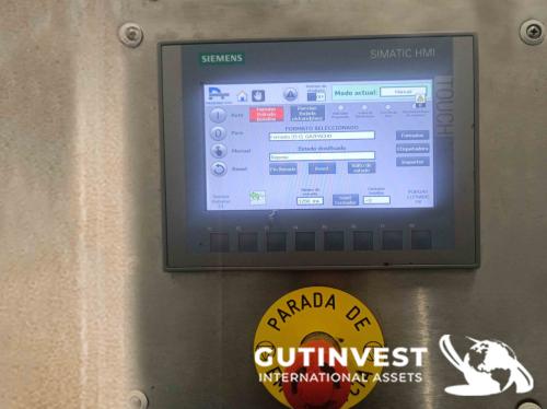 Maquina llenadora y taponadora automática para gazpacho y s