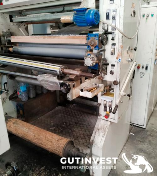 Maquina laminadora de papel y cartón