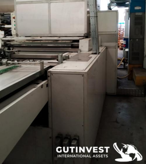 Maquina laminadora de papel y cartón