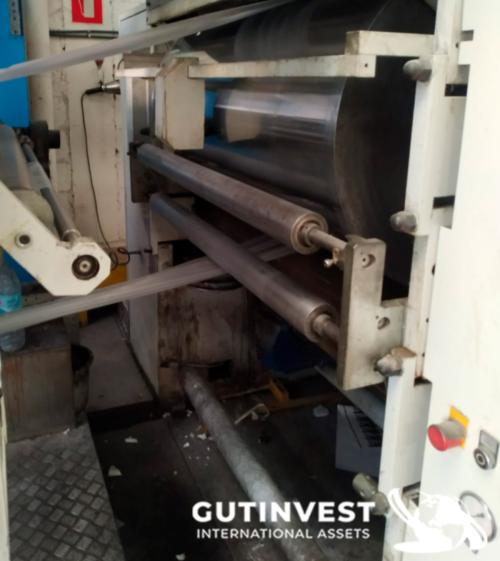 Maquina laminadora de papel y cartón