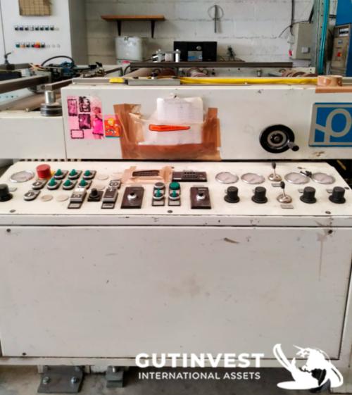 Maquina laminadora de papel y cartón
