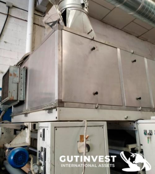 Maquina laminadora de papel y cartón