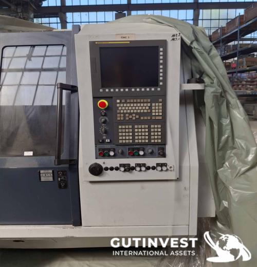 Torno CNC de bancada inclinada con herramientas motorizadas