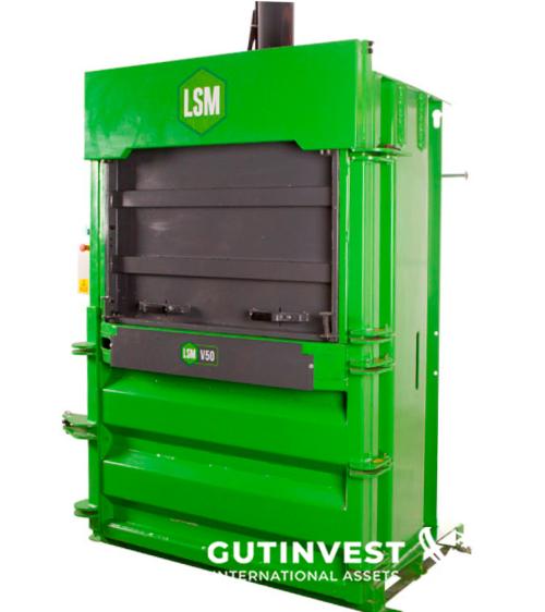 Vertical Baler press