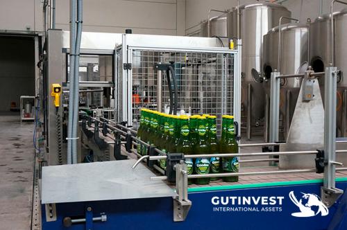 Complete factory - beer production - brewery food industry