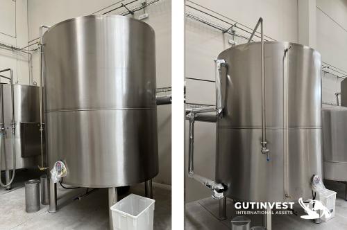 Complete factory - beer production - brewery food industry