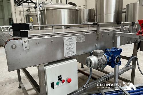 Complete factory - beer production - brewery food industry