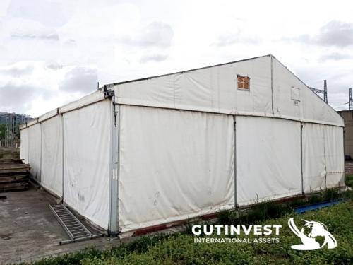 Carpa industrial con lona de 300m2 