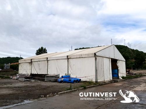 Industrial tent with canvas of 300m2