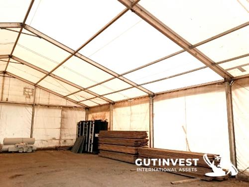 Industrial tent with canvas of 300m2