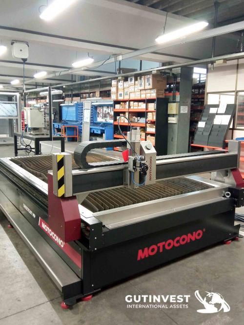 Fiber laser cutting machine for sheet metal coil