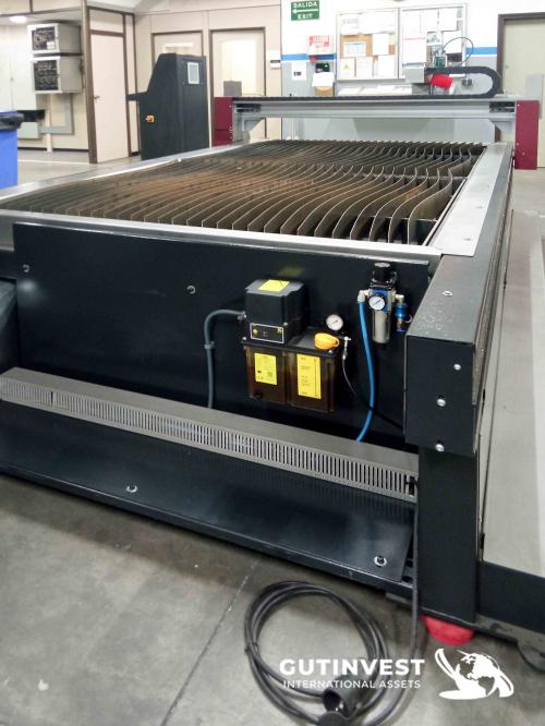 Fiber laser cutting machine for sheet metal coil