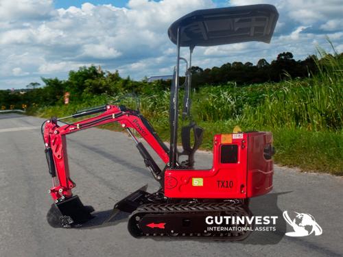 Diesel hydraulic mini excavator - 1.000kg