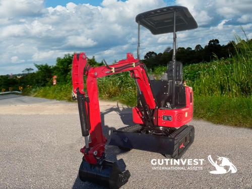 Diesel hydraulic mini excavator - 1.000kg