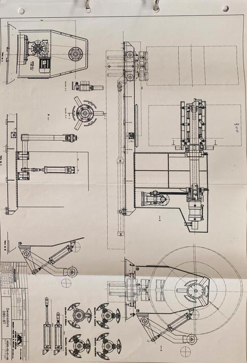 Sectional door rolling line - 24 heads