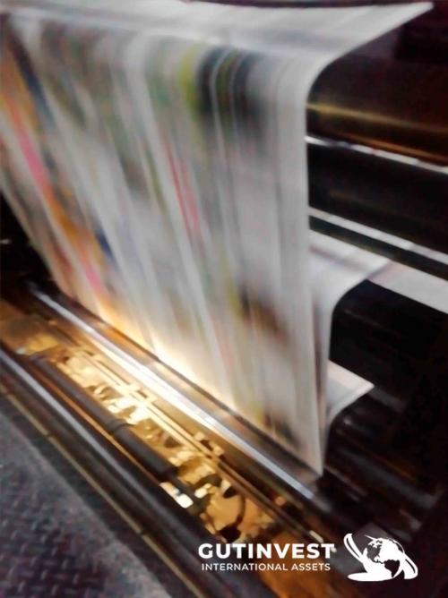 Impresora Rotativa de prensa 