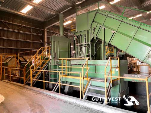 Construction waste recycling plant